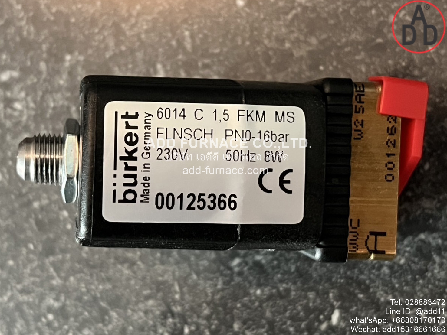 Burkert 6014 C 1,5 FKM MS (230V) (14)